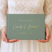 Calcul Or intemporel Sage Green Mariage Photo