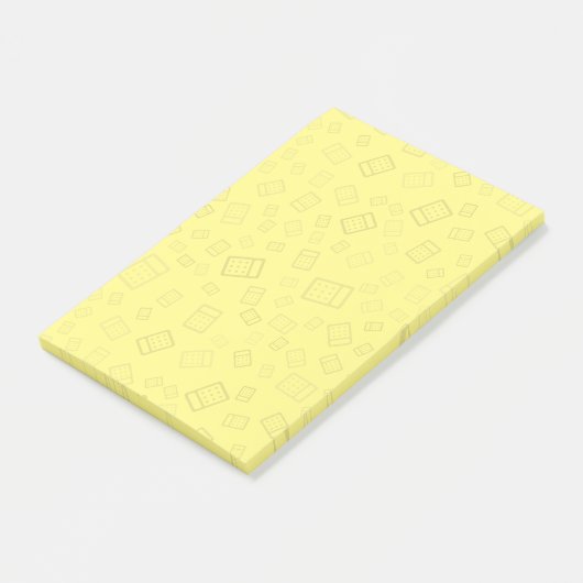 Calculatorpatroon Post-it® Notes (Schuin)