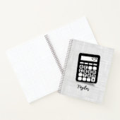 Calculatrice Comptable Carnet spiral cardiaque (Intérieur)