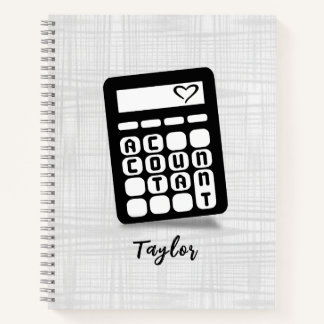 Calculatrice Comptable Carnet spiral cardiaque