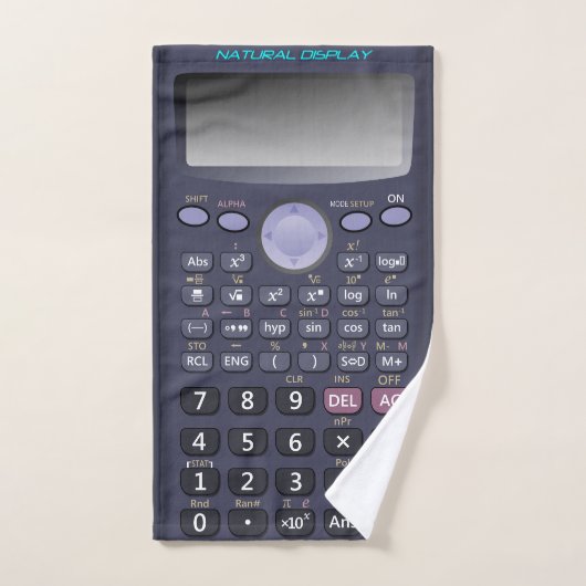 Calculatrice scientifique (Serviette à main)