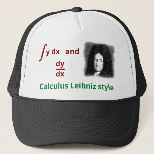 Calculus Leibniz-stijl Trucker Pet (Voorkant)