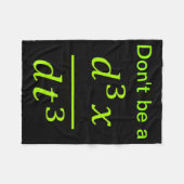 Calculus Physics Joke  Fleece Deken (Voorkant (Horizontaal))