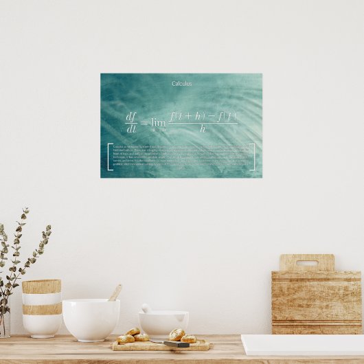Calculus - Poster des maths (Cuisine)