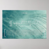 Calculus - Poster des maths (Devant)