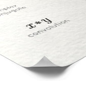 Calculussymbolen Poster (Hoek)