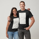 Calculussymbolen T-shirt (Unisex)
