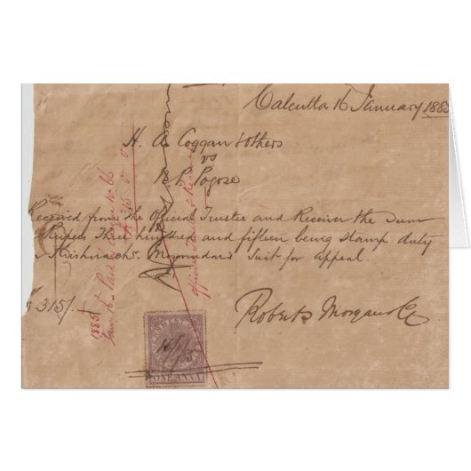 Calcutta 1885 (Devant horizontal)