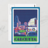  Calcutta Kolkata India Briefkaart (Voorkant / Achterkant)