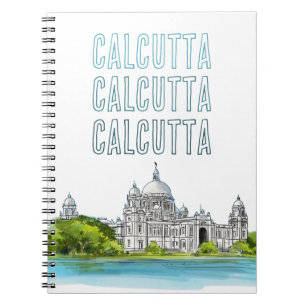Calcutta "Victoria Memorial" Kolkata Bengali Notitieboek