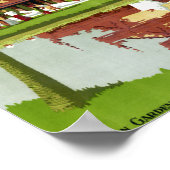 Calcutta Vintage Travel Poster Restored (Coin)