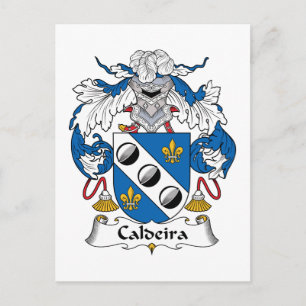 Caldeira Family Crest Briefkaart