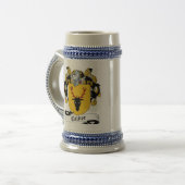 Calder Coat of Arms Stein - Family Crest Bierpul (Voorkant links)