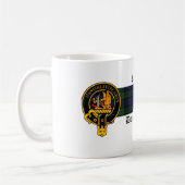 Calder Scottish Crest en Tartan mok (Links)