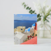 Caldera, Oia, Santorini, Griekenland Briefkaart (Staand voorkant)