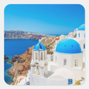 Caldera Santorini Island Stickers Grèce