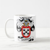Calderon Family Crest Koffiemok (Links)