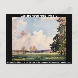 Calderstone Park, Allton, Liverpool. Briefkaart