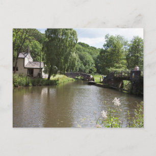Caldon Canal Consall Staffordshire Briefkaart