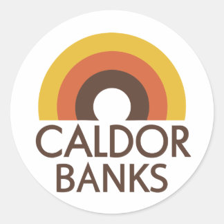 Caldor Banks Ronde Sticker