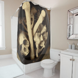 Caldron of botten. douchegordijn