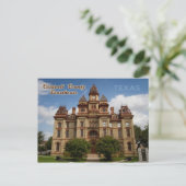 Caldwell County Courthouse, Lockhart, Texas Briefkaart (Staand voorkant)
