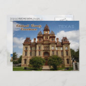 Caldwell County Courthouse, Lockhart, Texas Briefkaart (Voorkant / Achterkant)