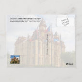 Caldwell County Courthouse, Lockhart, Texas Briefkaart (Achterkant)