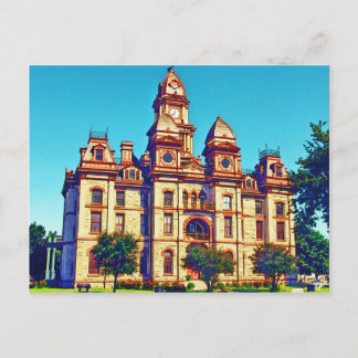 Caldwell County Courthouse, Lockhart, TX. Briefkaart