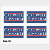 Caldwell Honnold 2024 Rechthoekige Sticker (Vel)