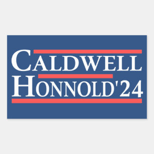 Caldwell Honnold 2024 Rechthoekige Sticker