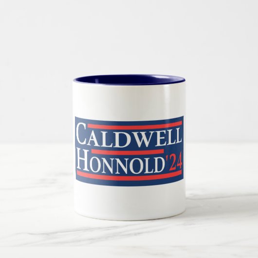 Caldwell Honnold 2024 Tweekleurige Koffiemok (Center)