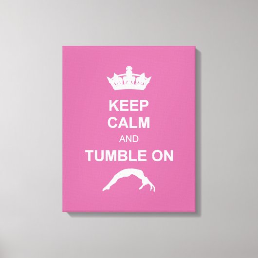 Cale en Tumble behouden Canvas Afdruk (Voorkant)