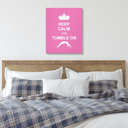 Cale en Tumble behouden Canvas Afdruk (Insitu (Slaapkamer))
