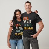 Caleb: Beste man Myth Legend Beste naam Caleb T-shirt (Unisex)