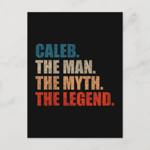 Caleb De Man De Mythe De Legende Briefkaart