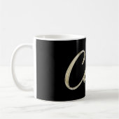 Caleb Name whitegold Tasse Teetasse (Gauche)