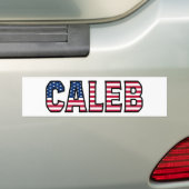 Caleb Nom Vorname USA Aufkleber Sticker Auto (En voiture)