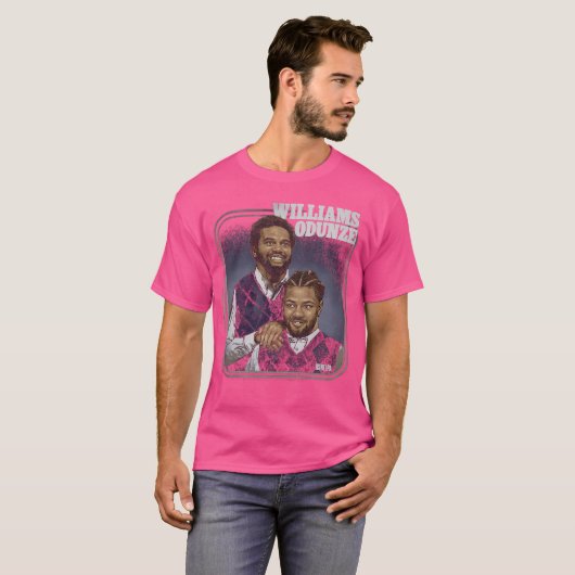 Caleb Williams Rome Odunze Chicago Step Brothers T-shirt (Voorkant volledig)