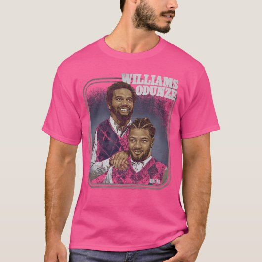 Caleb Williams Rome Odunze Chicago Step Brothers T-shirt (Voorkant)