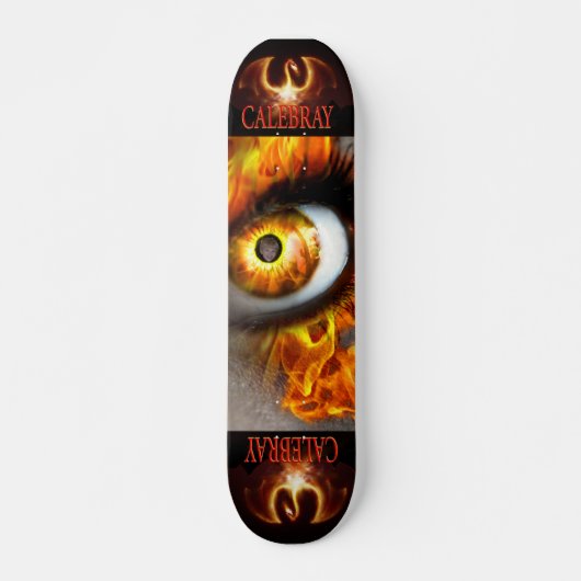 CALEBRAY FIRE EYE SKATEBOARD (Voorkant)