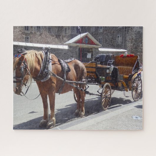 Calèche Montréal. Puzzle (Horizontal)