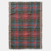 Caledonia Modern Original Scottish Tartan Deken (Voorkant Verticaal)