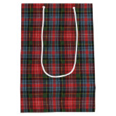 Caledonia Modern Scottish Tartan Medium Cadeauzakje (Achterkant)