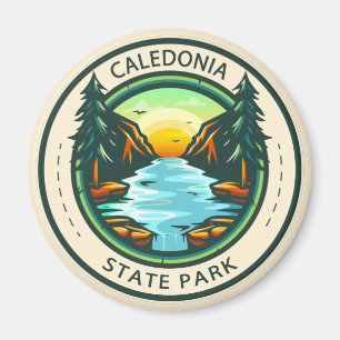 Caledonia State Park Pennsylvania Badge Magneet