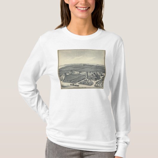 Caledonia Vineyard County, Fresno T-shirt (Voorkant)