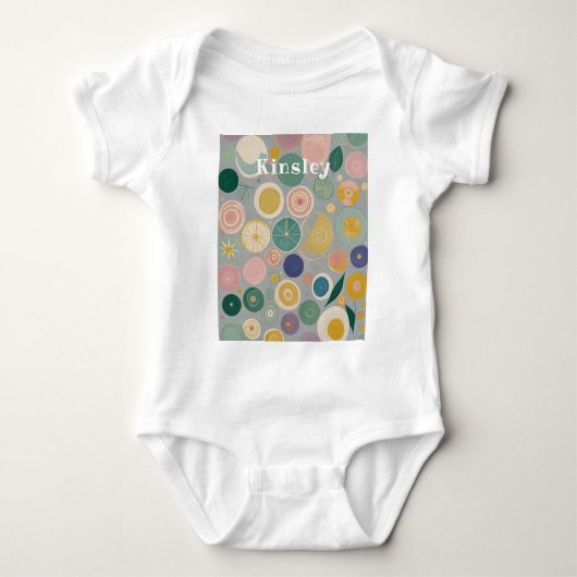 Caleidoscoop droom gepersonaliseerd romper (Voorkant)