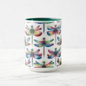 caleidoscoop-libellen mok (Midden)