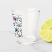 caleidoscoop-libellen shot glas (Rechts)