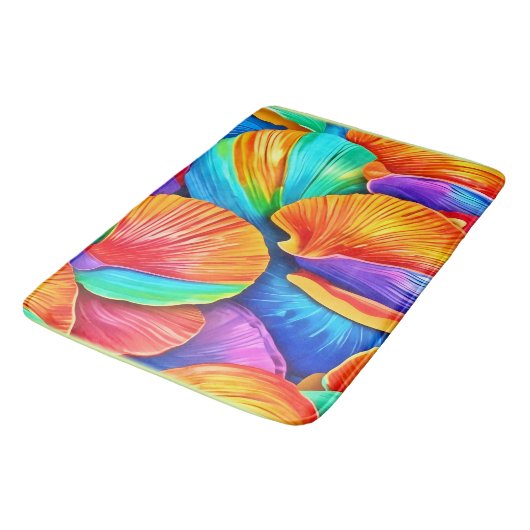 Caleidoscoop van Ocean Shells Badmat (Gekanteld)